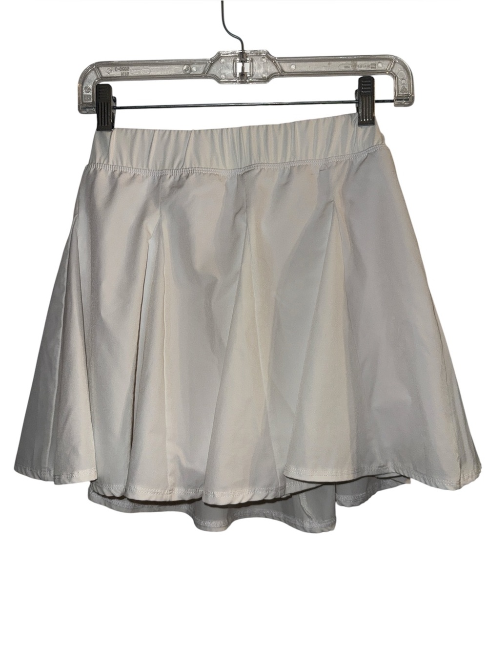 Year of Ours Women’s The Tennis Skort Athletic Skirt White Small Elastic Waist - Picture 5 of 8